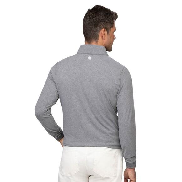 TURTLESON Stretch Siro Quarter Zip Pullover Jacket Sweater Blue Men’s L - Picture 2 of 12